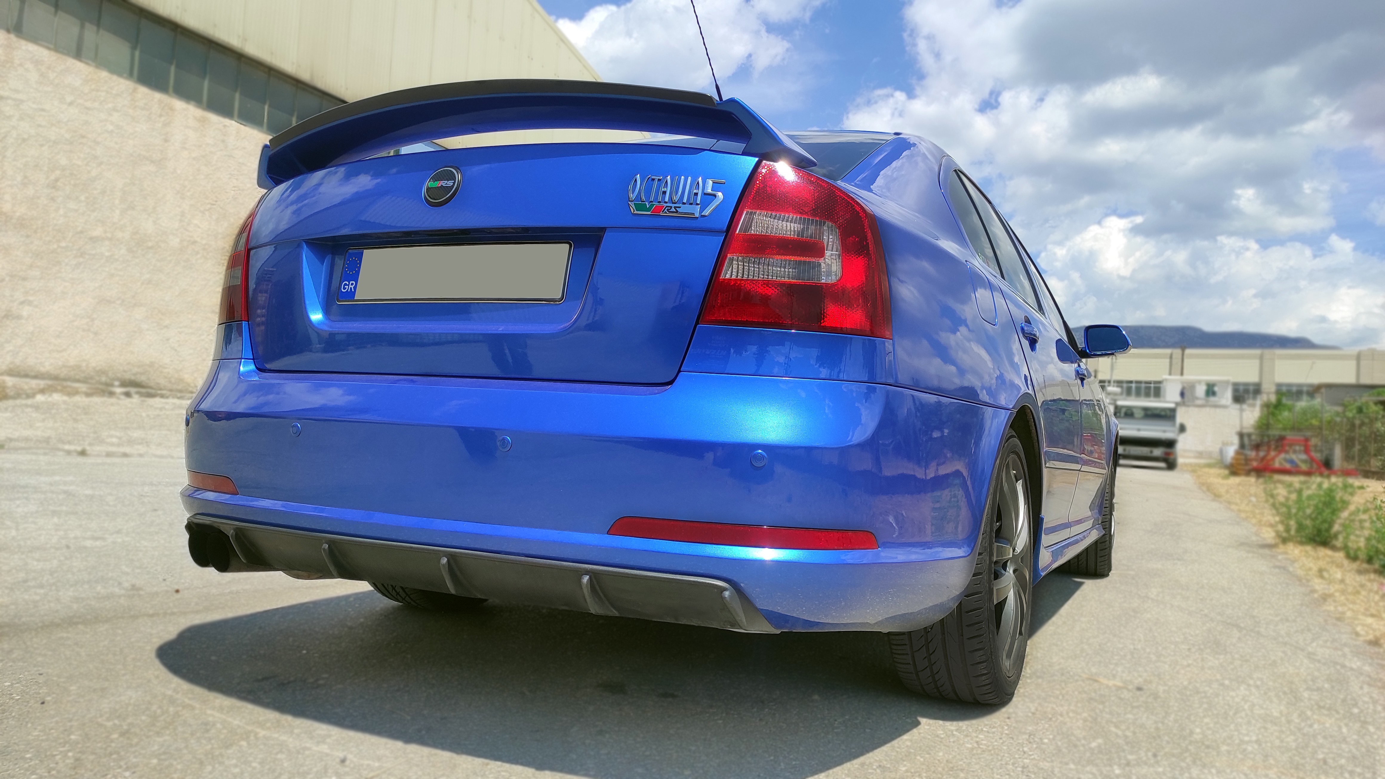 Дифузьор Motordrome Design за задна броня на Skoda Octavia Mk2 2004-2009
