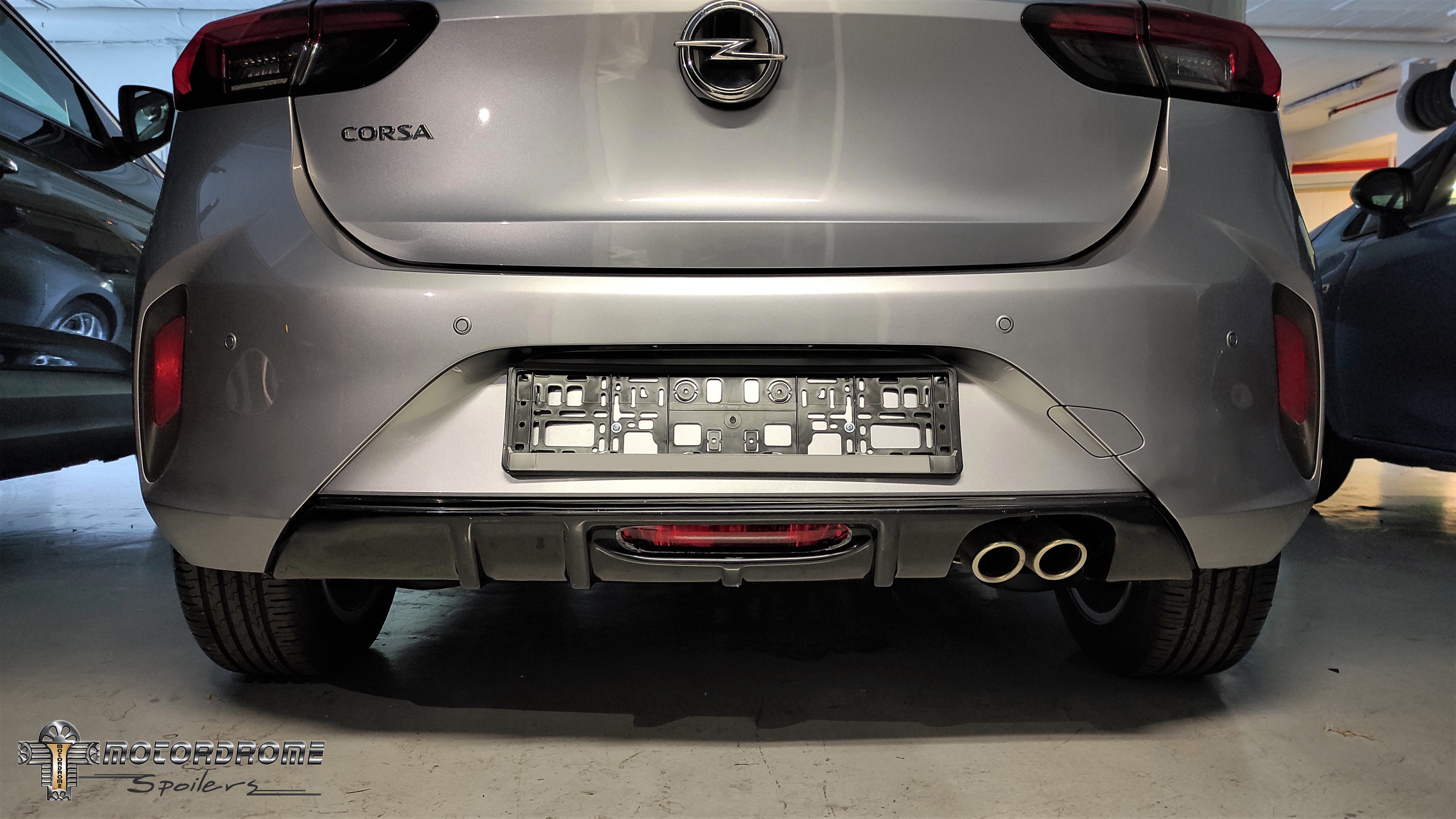 Дифузьор Motordrome Design за задна GS-Line броня на Opel Corsa F след 2019 година