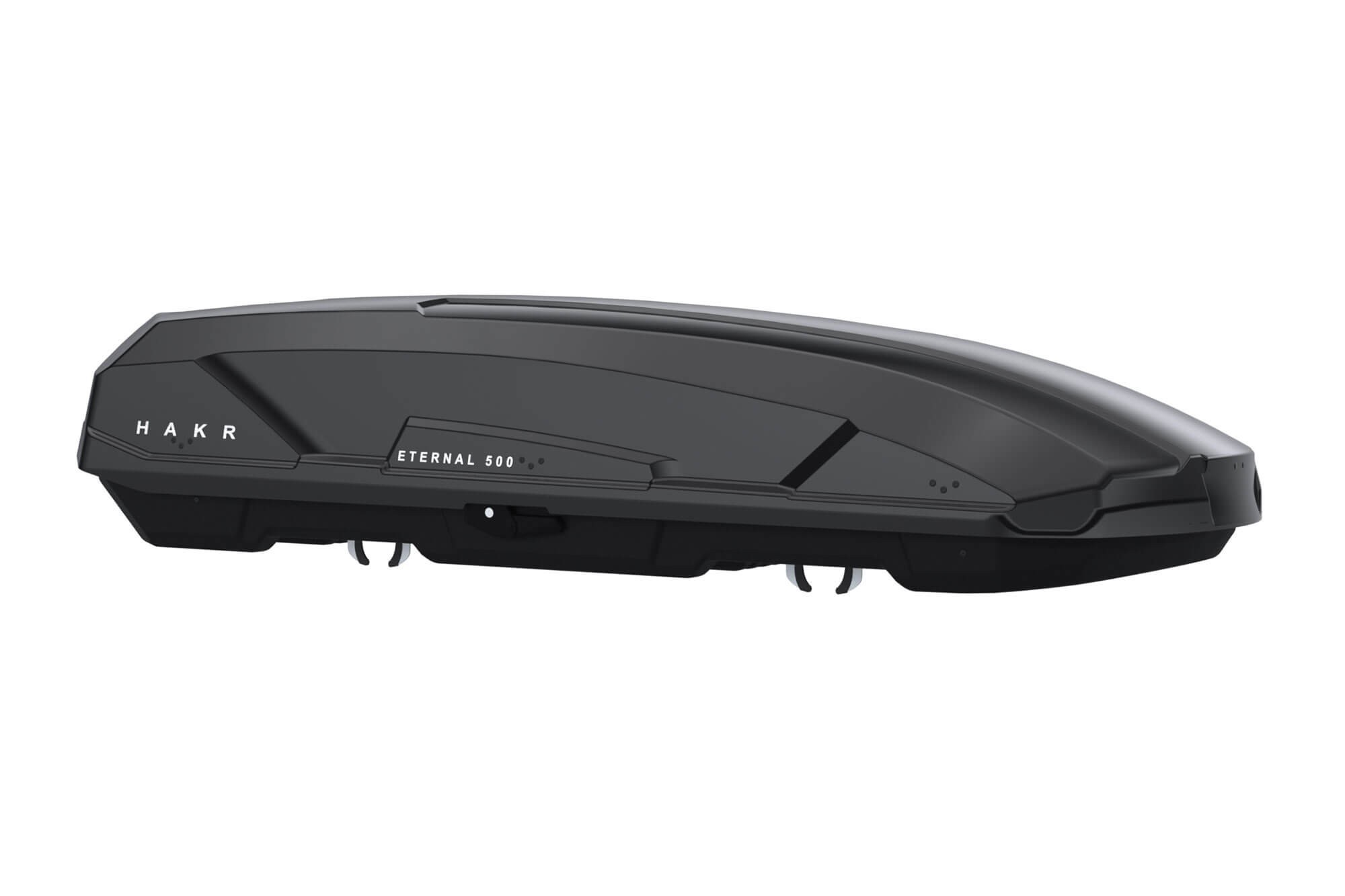 Автобокс Hakr модел Eternal 500L черен лак, 207.7x87.6x44.2cm