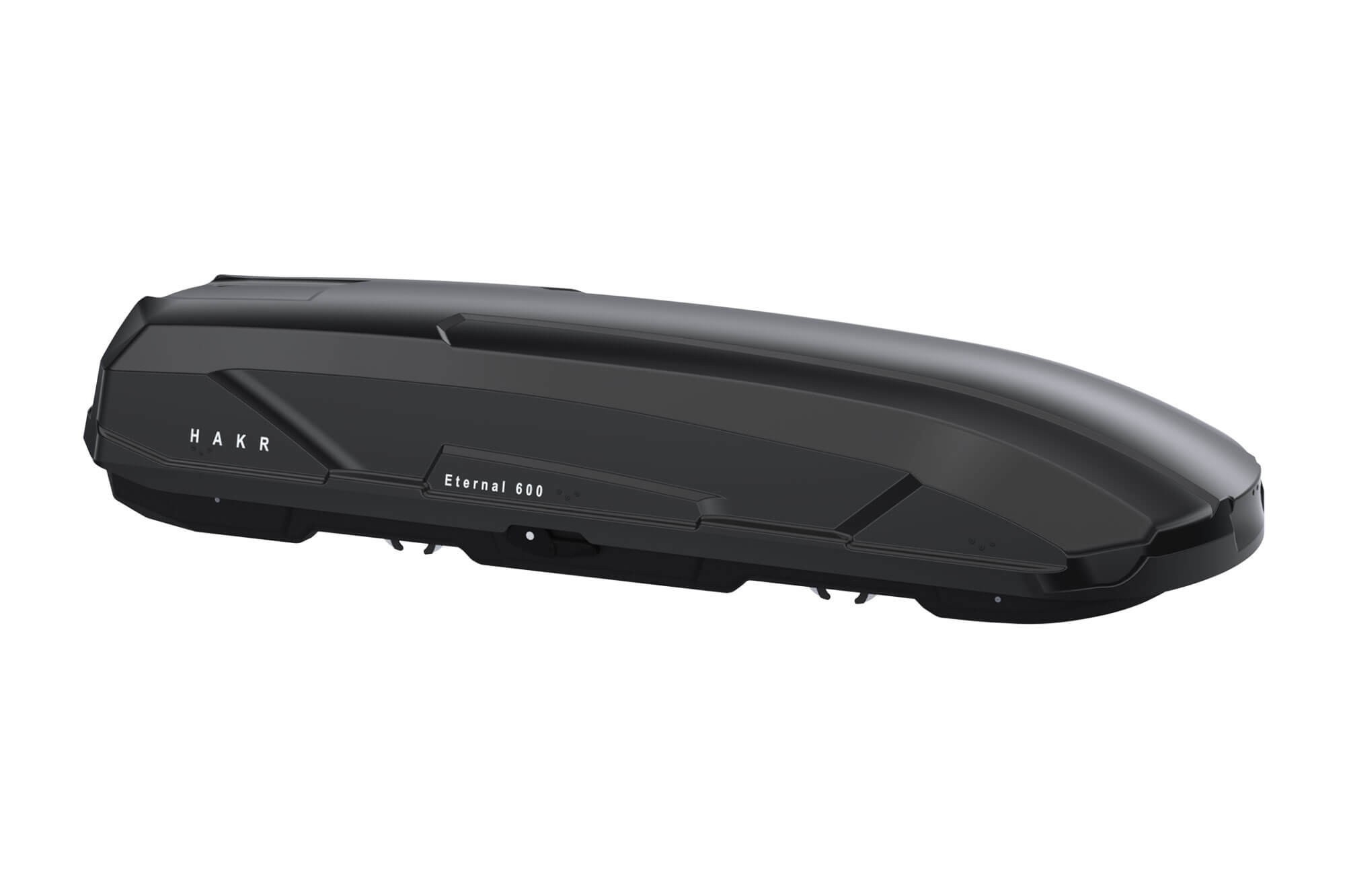 Автобокс Hakr модел Eternal 600L черен лак, 231.7x95x43.4cm