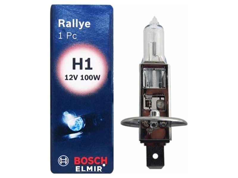 Халогенна крушка Bosch H1 Rallye 12V, 100W, P14.5s, 1 брой