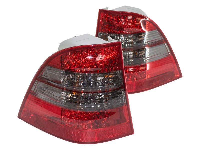 Комплект тунинг LED стопове за Mercedes M клас W163 1998-2005 с опушен мигач , ляв и десен