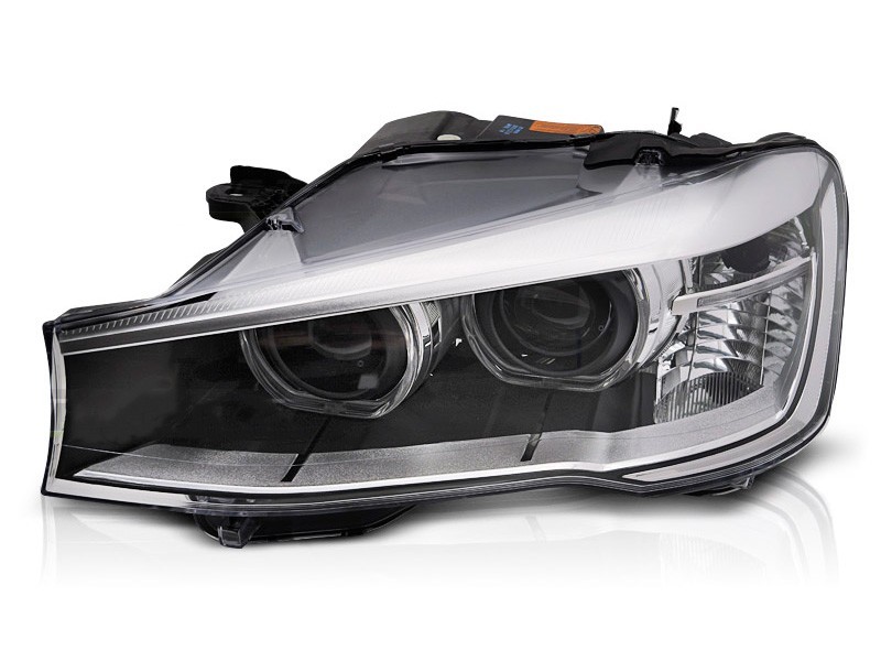 Ляв ксенонов фар за BMW X3 F25 2014-2017, с хром основа