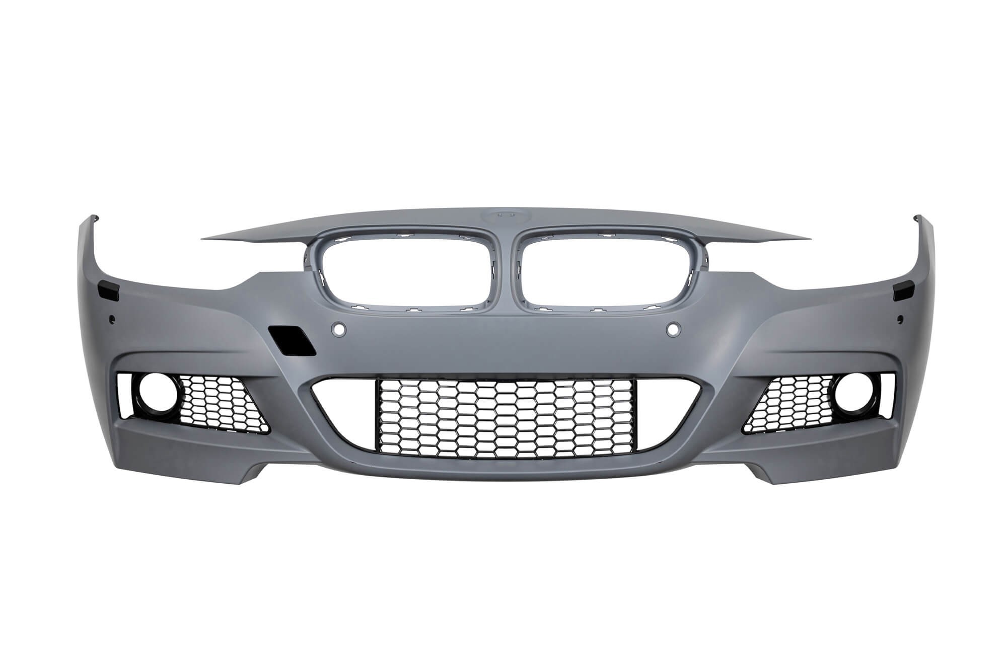 Предна M technik броня за BMW серия 3 F30 седан, F31 комби 2011-2019 с PDC, с пръскалки, без халогени