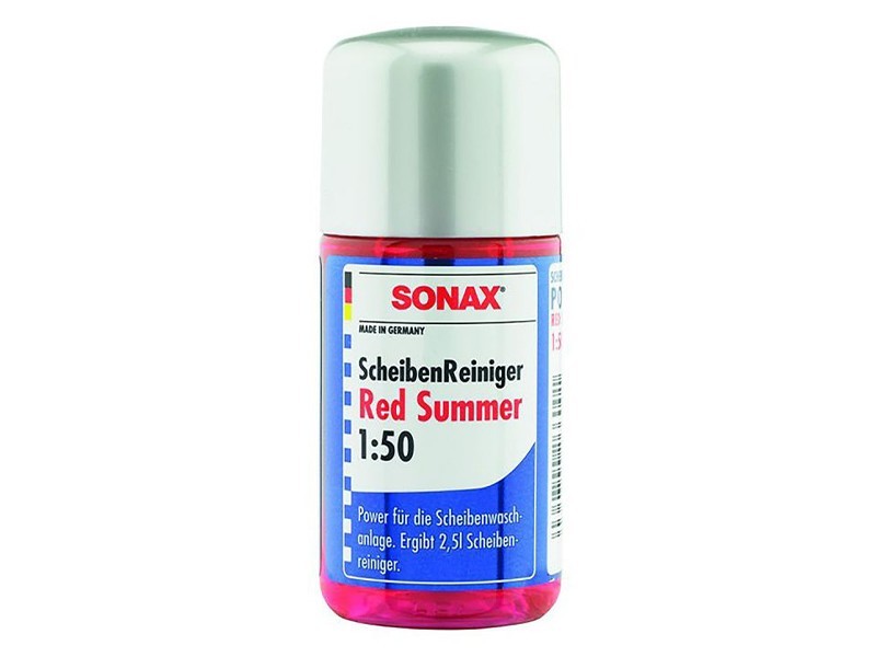 Лятна течност Sonax за чистачки концентрат 1:50 Red summer 50ml