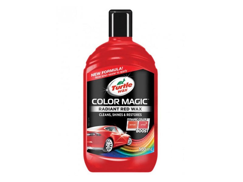 Светло червена полираща паста Turtle wax с коректор за автомобили 500ml
