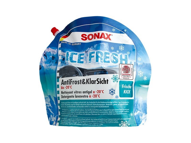 Зимна течност Sonax Ice Fresh за чистачки готова за ползване 3L