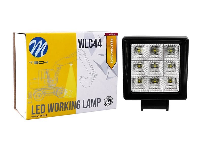 LED бар M-tech Performance Series Work Light тип кубче с 9 диода CREE 10-32V, 45W, 6000K, 2500lm, 110x60x142mm, 1 брой
