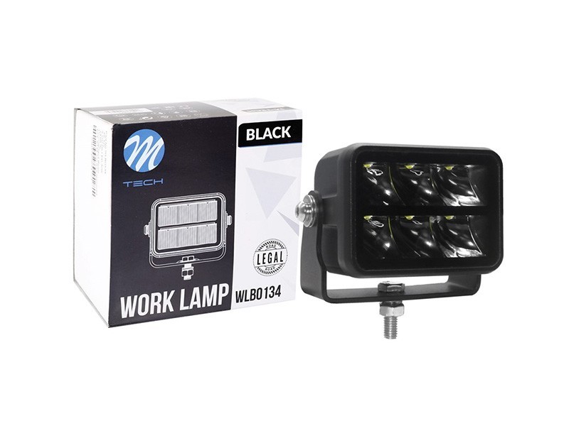 LED бар M-tech Black Series Driving Light с 6 диода 10-32V DC, 30W, 5700K, 2520lm, 85x62x74mm, 1 брой