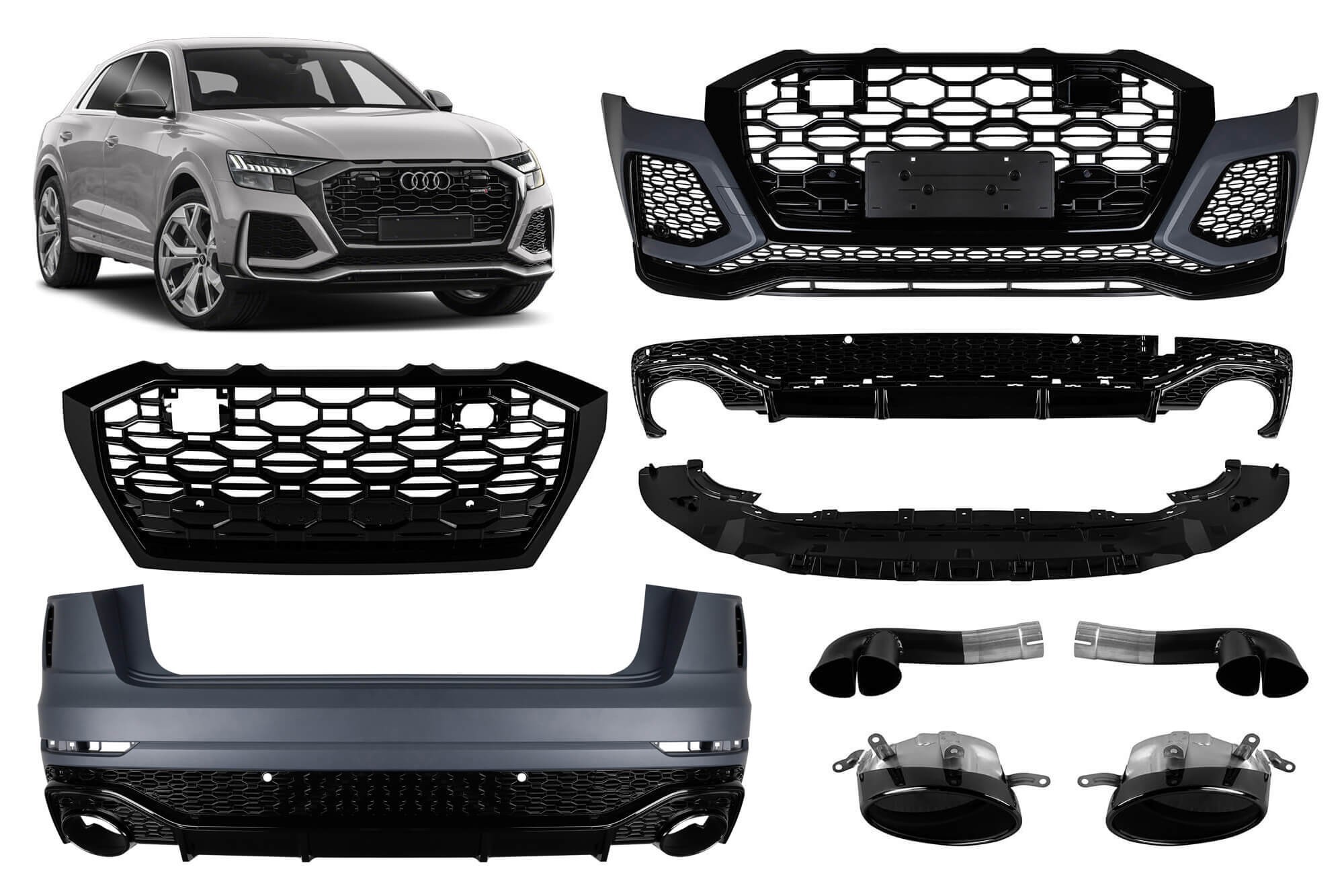 Тунинг пакет съвместим с Audi Q8 след 2018 година
