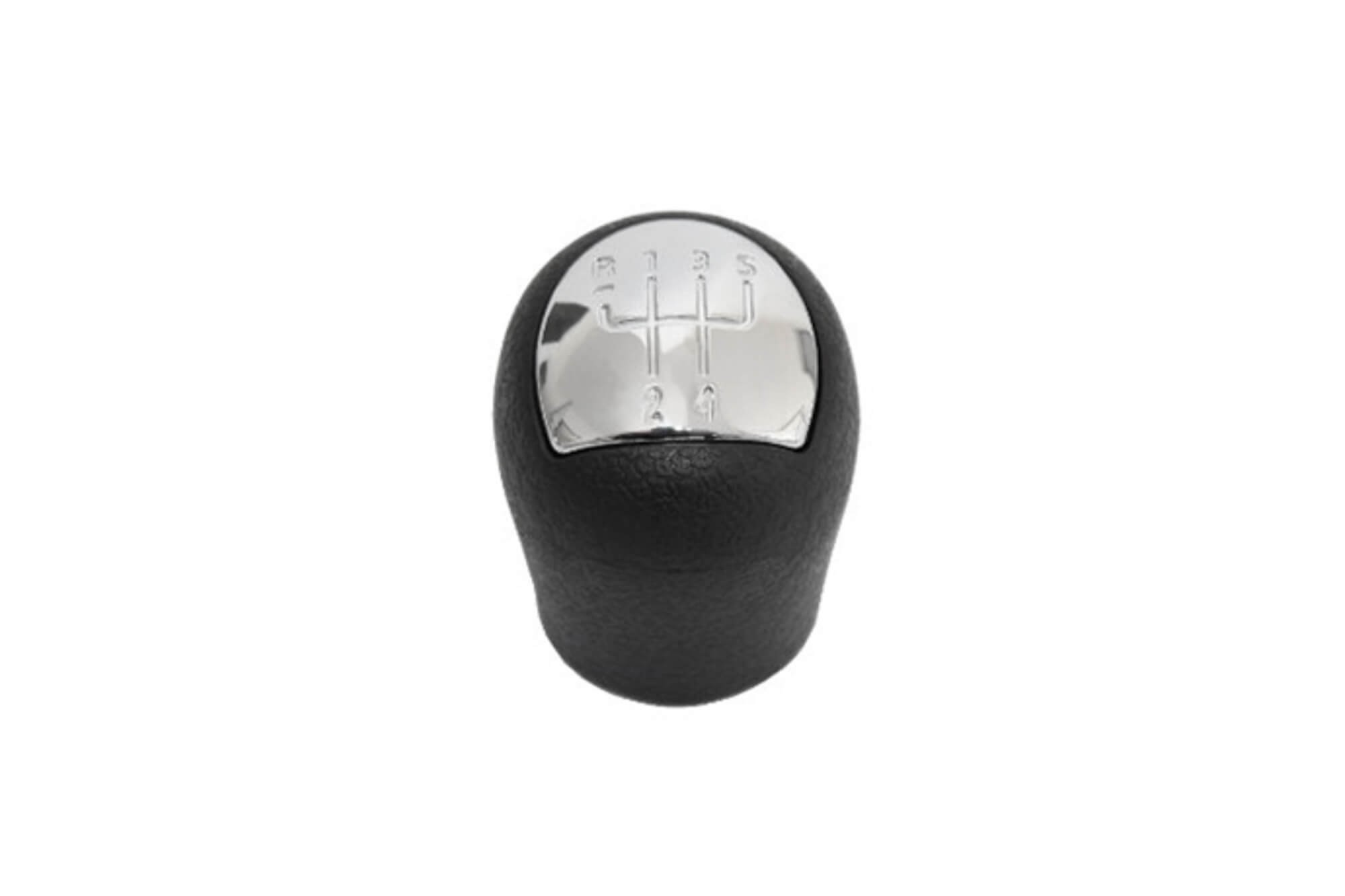 Топка за скоростен лост 5 скорости за Renault Clio 2005-2014, Kangoo 1997-2012 с хром плочка