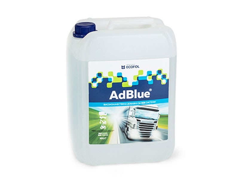 Добавка Ecofol AdBlue 10л за намаляване на вредните емисии на дизеловите агрегати