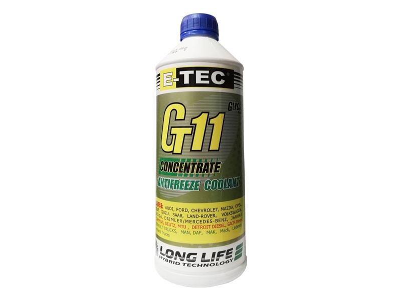 Антифриз E-tec G11 син концентрат -76°С 1.5L