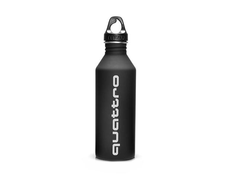 Спортна бутилка Audi quattro черна 800ml