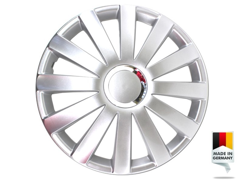 Декоративни тасове PETEX 15" Spyder pro silver, 4 броя