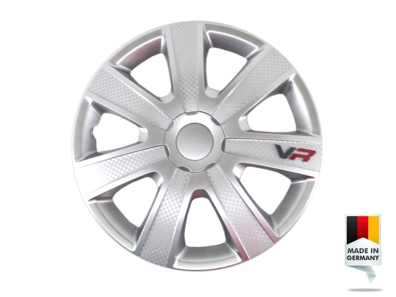 Декоративни тасове PETEX 15" VR silver, 4 броя