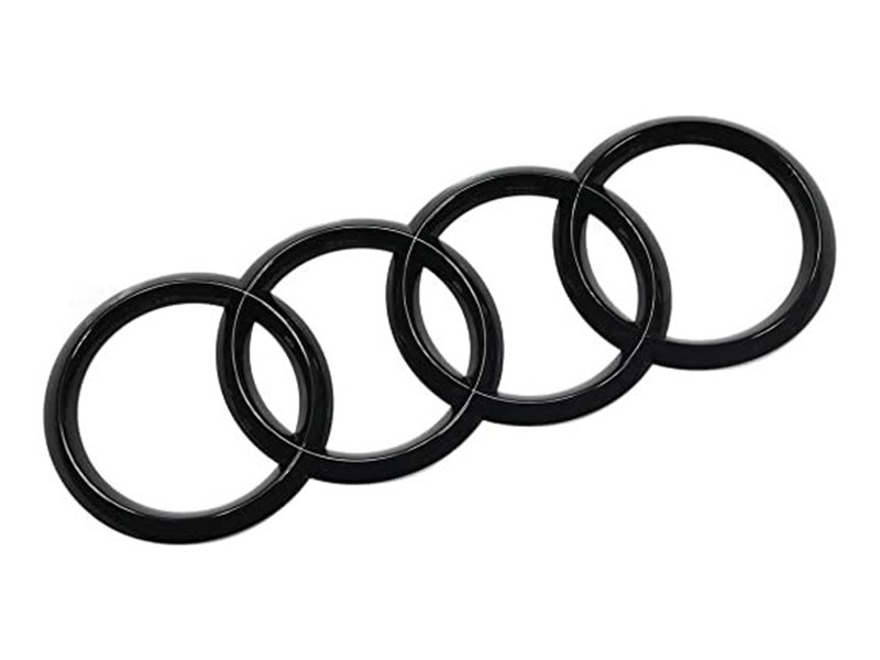 Емблема Audi задна, черен лак