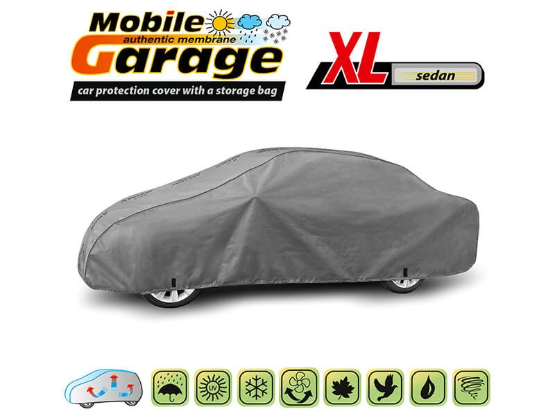 Покривало Kegel серия Mobile размер XL сиво за седан, 472-500x126-136cm