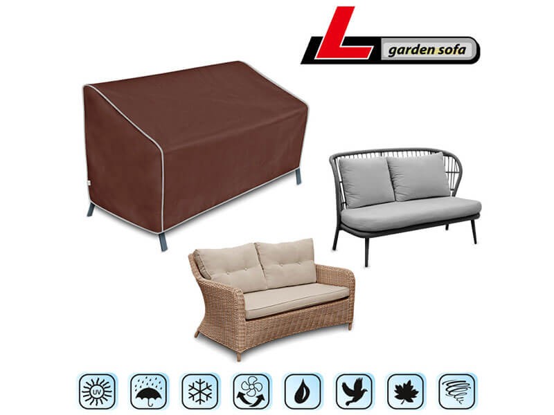 Покривало Kegel за градински диван размер L 145x75x70cm, кафяво
