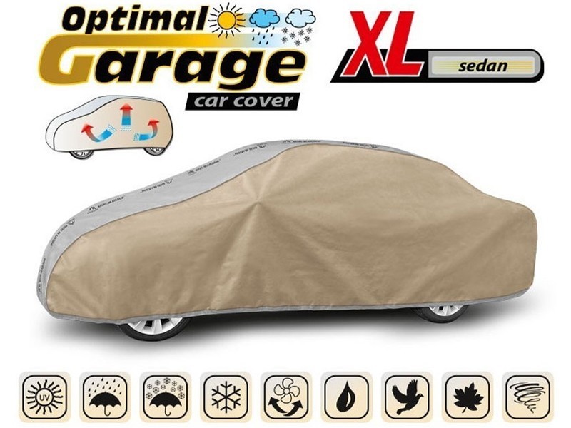 Покривало Kegel серия Optimal размер XL бежаво/сиво за седан