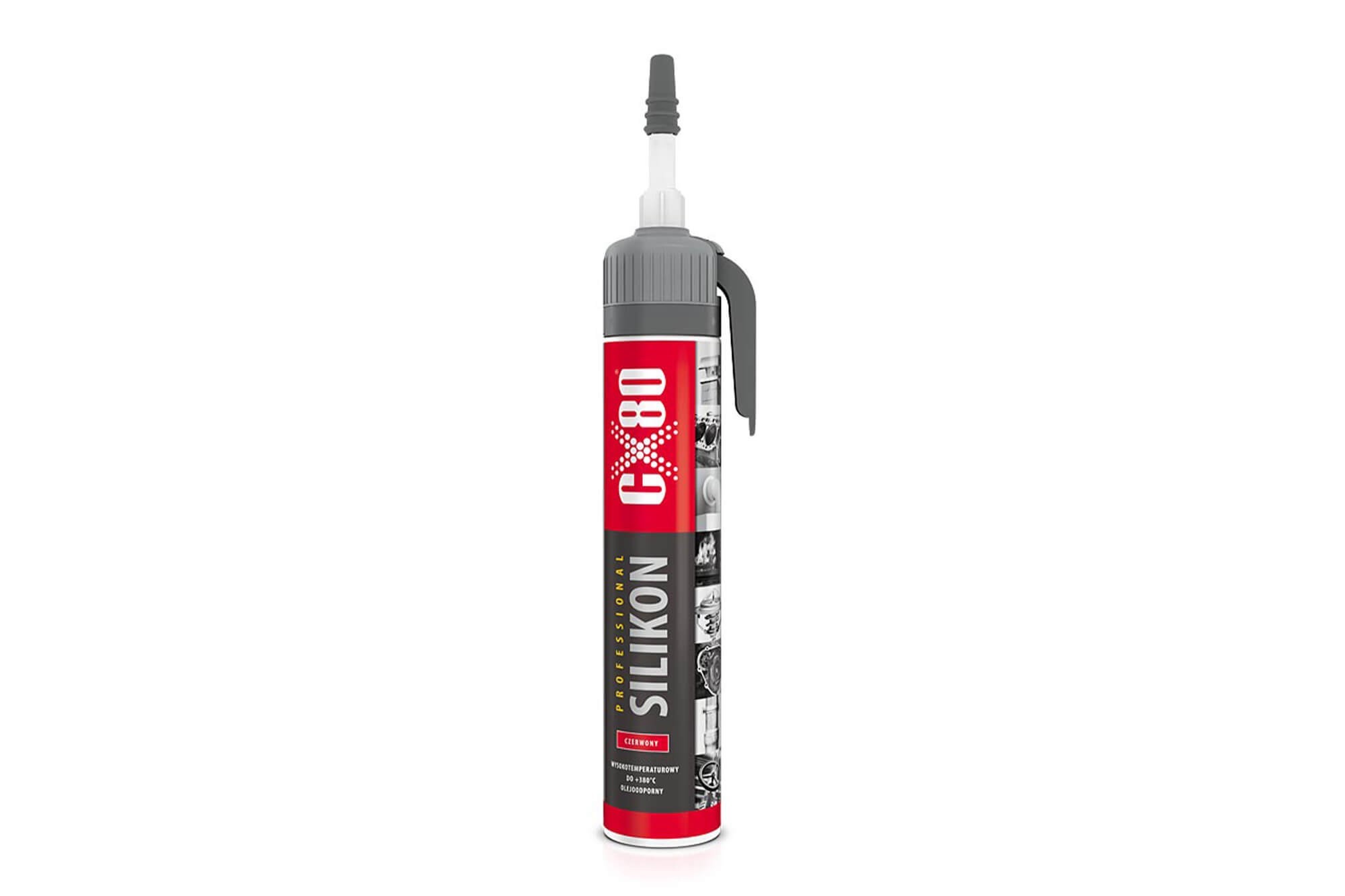 Професионален червен силикон CX80 80ml
