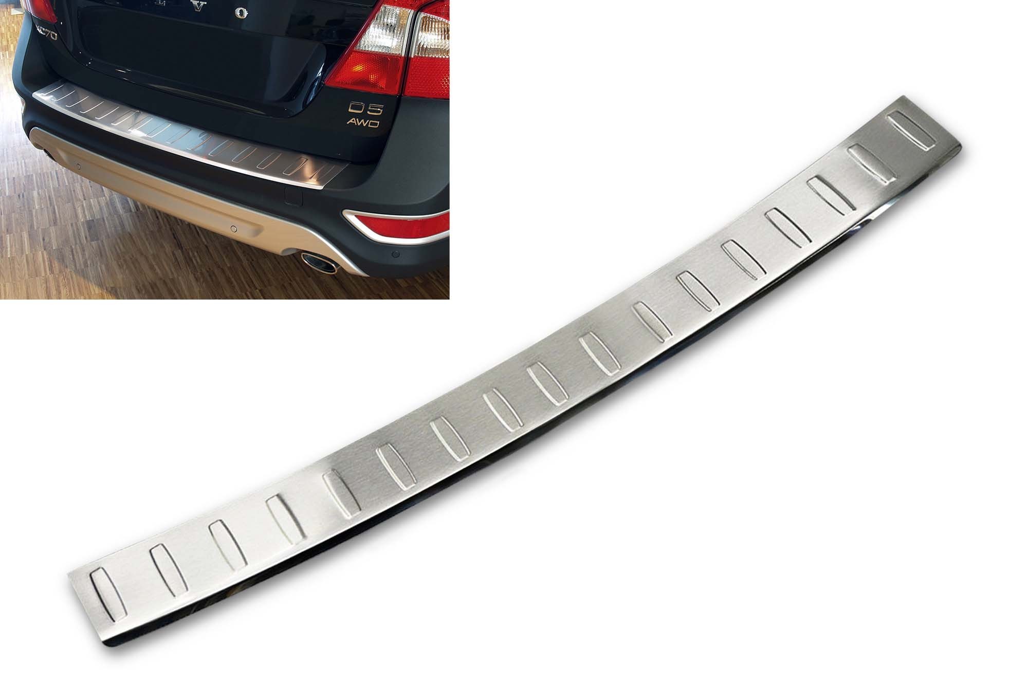 Протектор Avisa за задна броня на Volvo XC70 2007-2013, хром