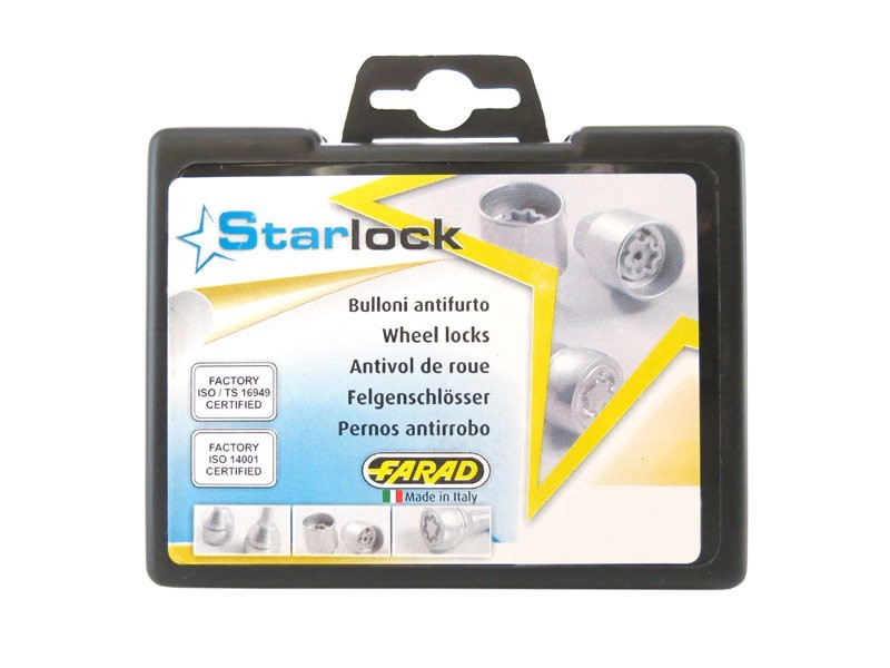 Комплект секретни болтове Farad серия Starlock М14 Х 1.5/L35/R13/ES19