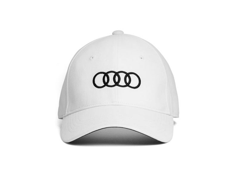 Оригинална бяла шапка Audi