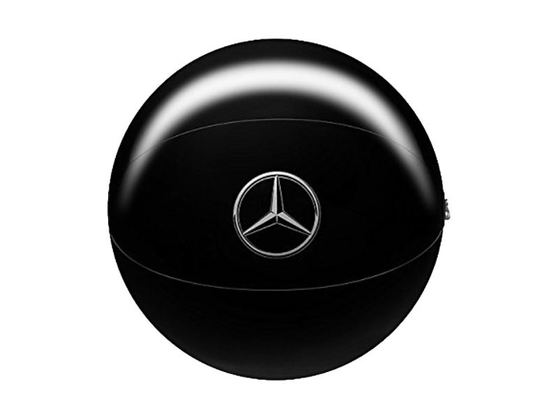 Надуваема плажна топка Mercedes черна