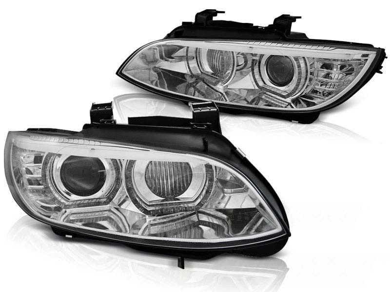 Тунинг ксенонови фарове за BMW серия 3 E92/E93 2006-2010 AFS с хром основа