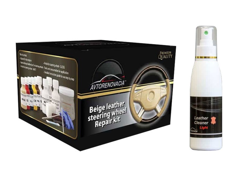 Комплект Avtorenovacia за възстановяване на бежов волан + Cleaner