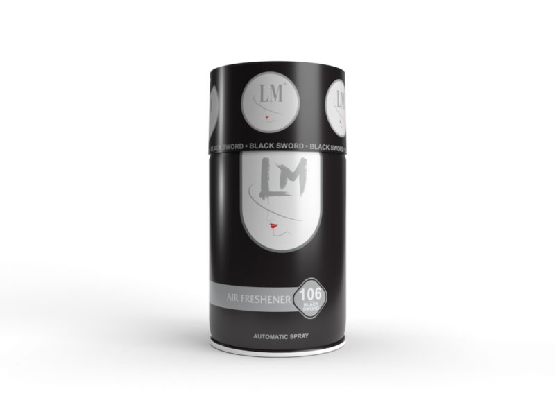 Парфюмен пълнител LM, серия AIR, аромат Black Sword N106 250ml за електронен ароматизатор