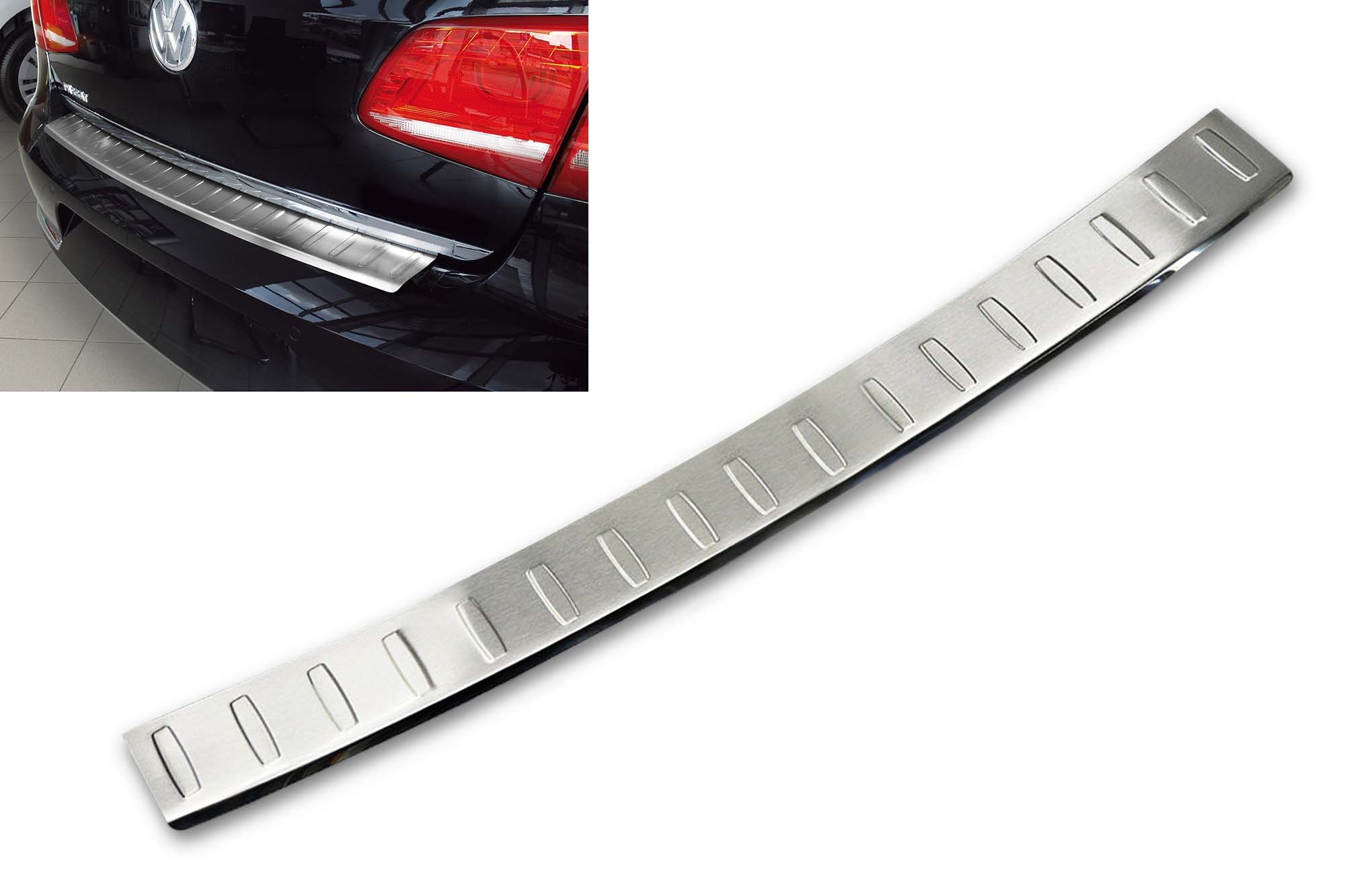 Протектор Avisa за задна броня на Volkswagen Passat B7 седан 2011-2014, хром
