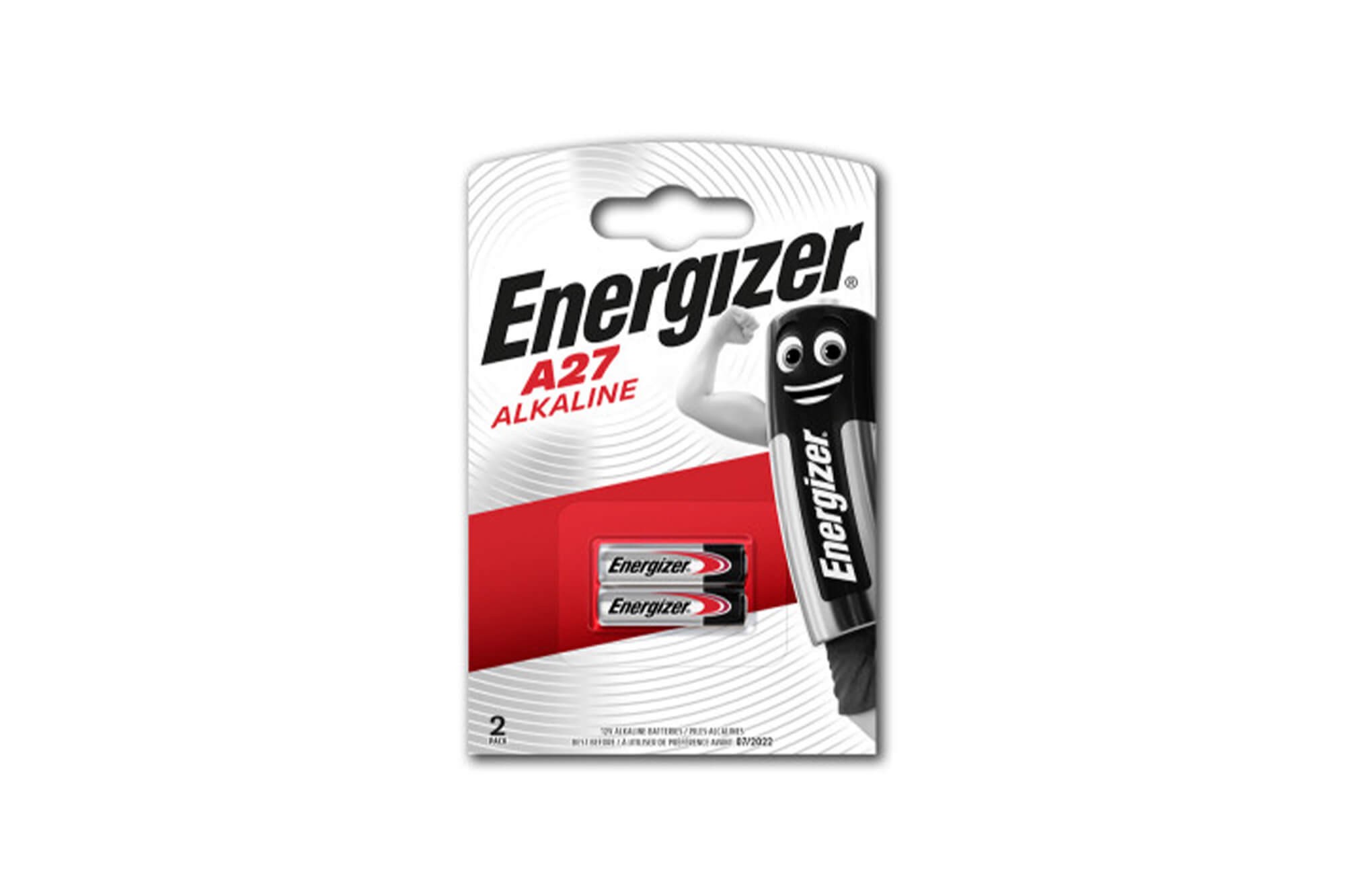 Алкални батерии Energizer A27 12V, 2 броя