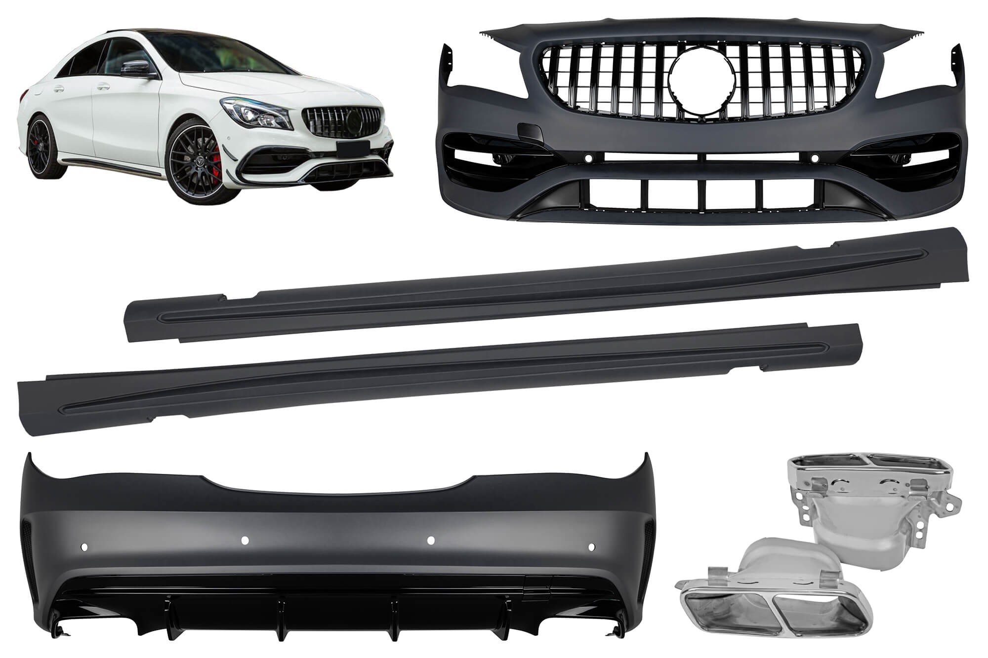Тунинг пакет тип 45 съвместим с Mercedes CLA W117 2016-2018