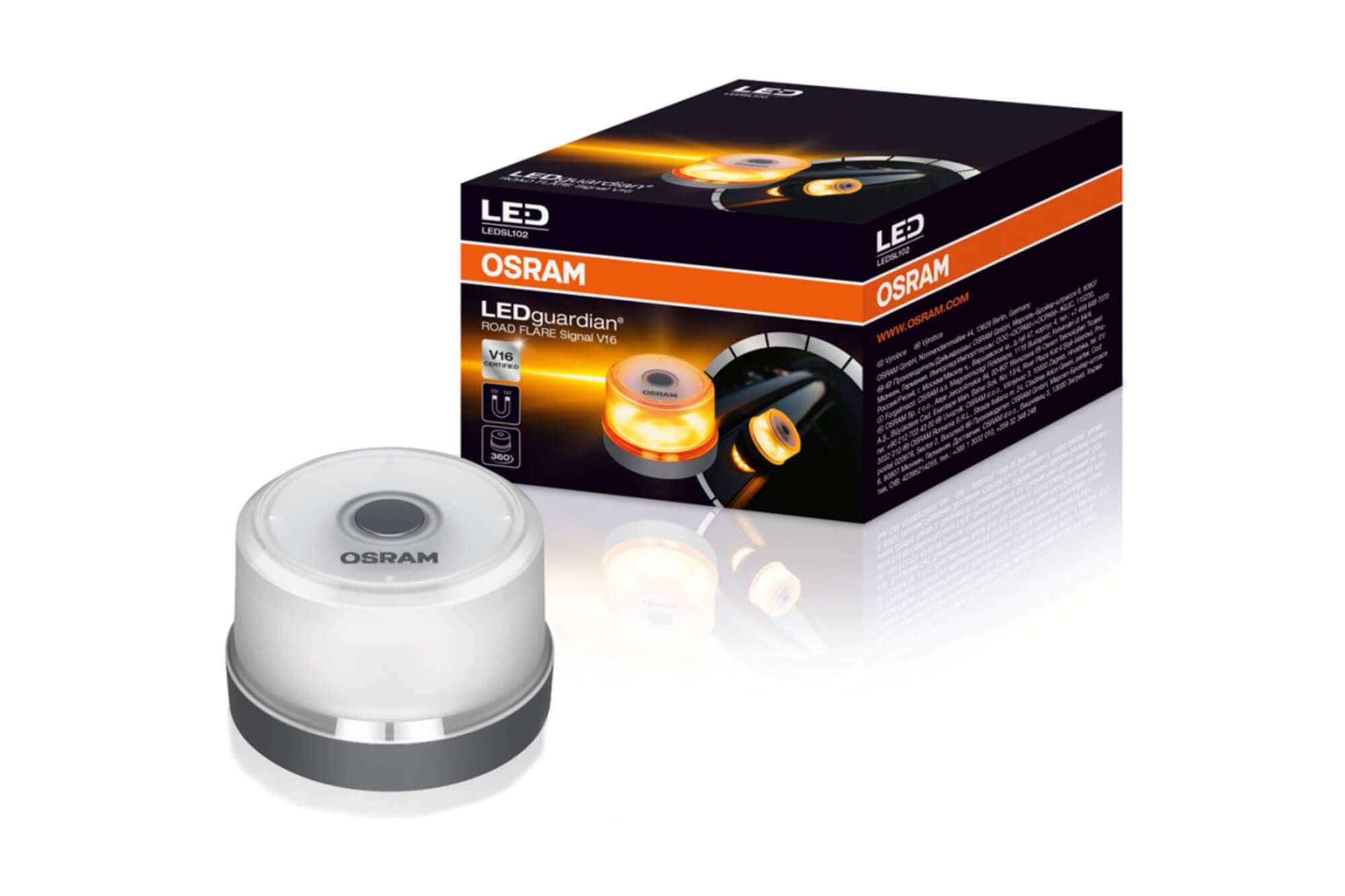 Аварийна лампа Osram LEDguardian Road Flare, 9V, 6W, 2000K 