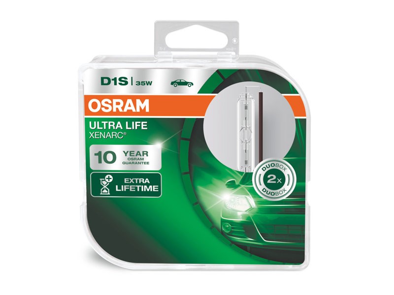 Комплект 2 броя ксенонови лампи Osram D1S Ultra Life 85V, 35W, PK32d-2