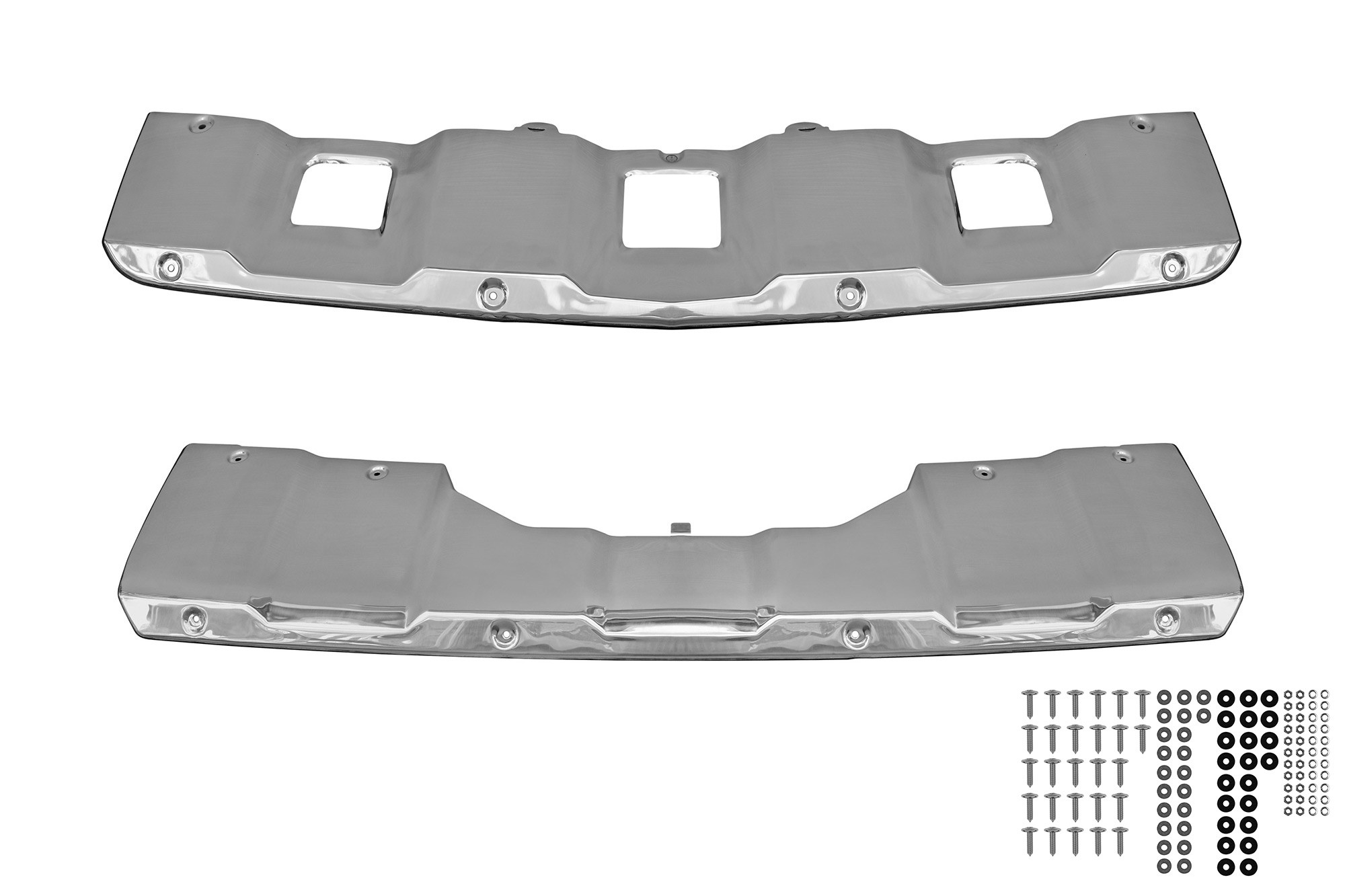 Добавки за предна и задна броня за Mercedes GL X164 2006-2009