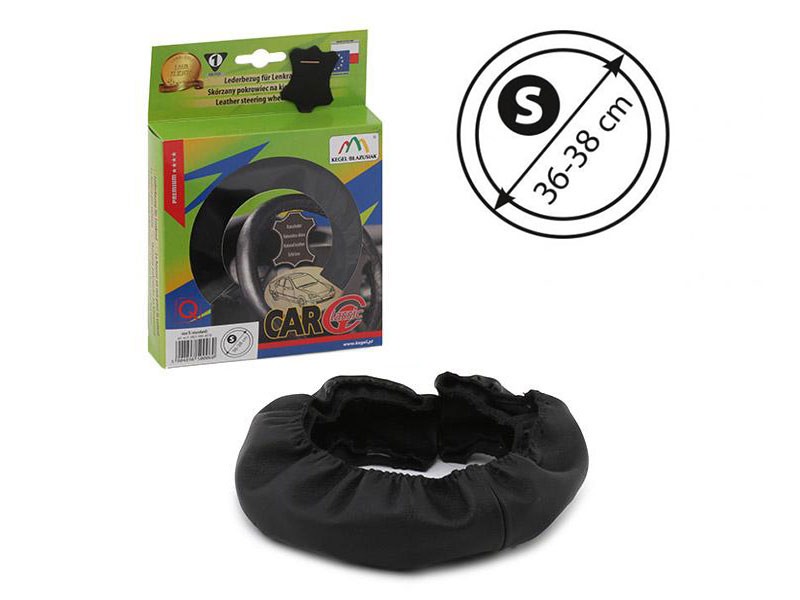 Калъф Kegel серия Classic за волан 36-38см, черен от естествена кожа, шевен