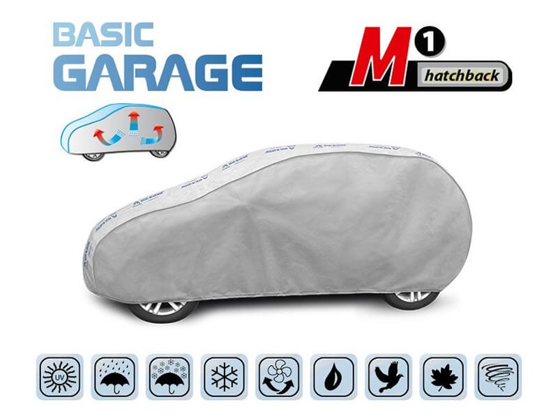 Покривало Kegel серия Basic garage размер M1 сиво, за хечбек