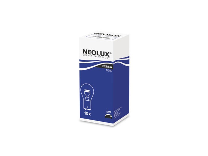 Халогенна крушка NeoLux P21/5W Standard 12V, 21/5W, BAZ15d, 1 брой
