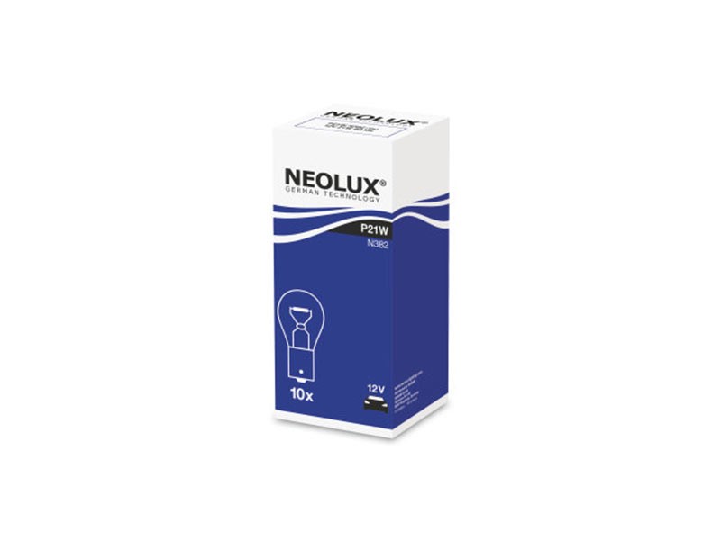 Халогенна крушка NeoLux P21W Standard 12V, 21W, BA15s, 1 брой