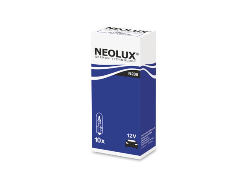 Халогенна крушка NeoLux W2W Standard 12V, 2W, W2x4.6d, 1 брой