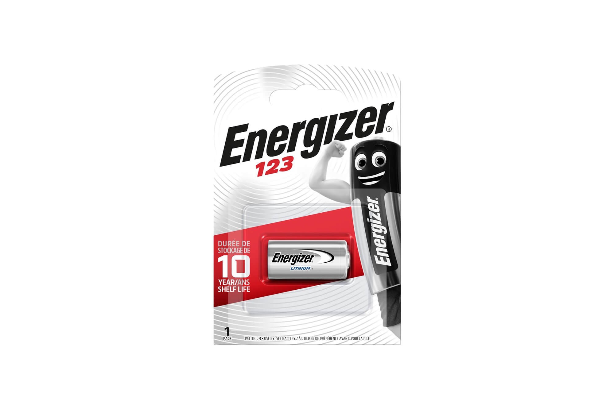 Литиева батерия Energizer Lithium Photo CR123 3V