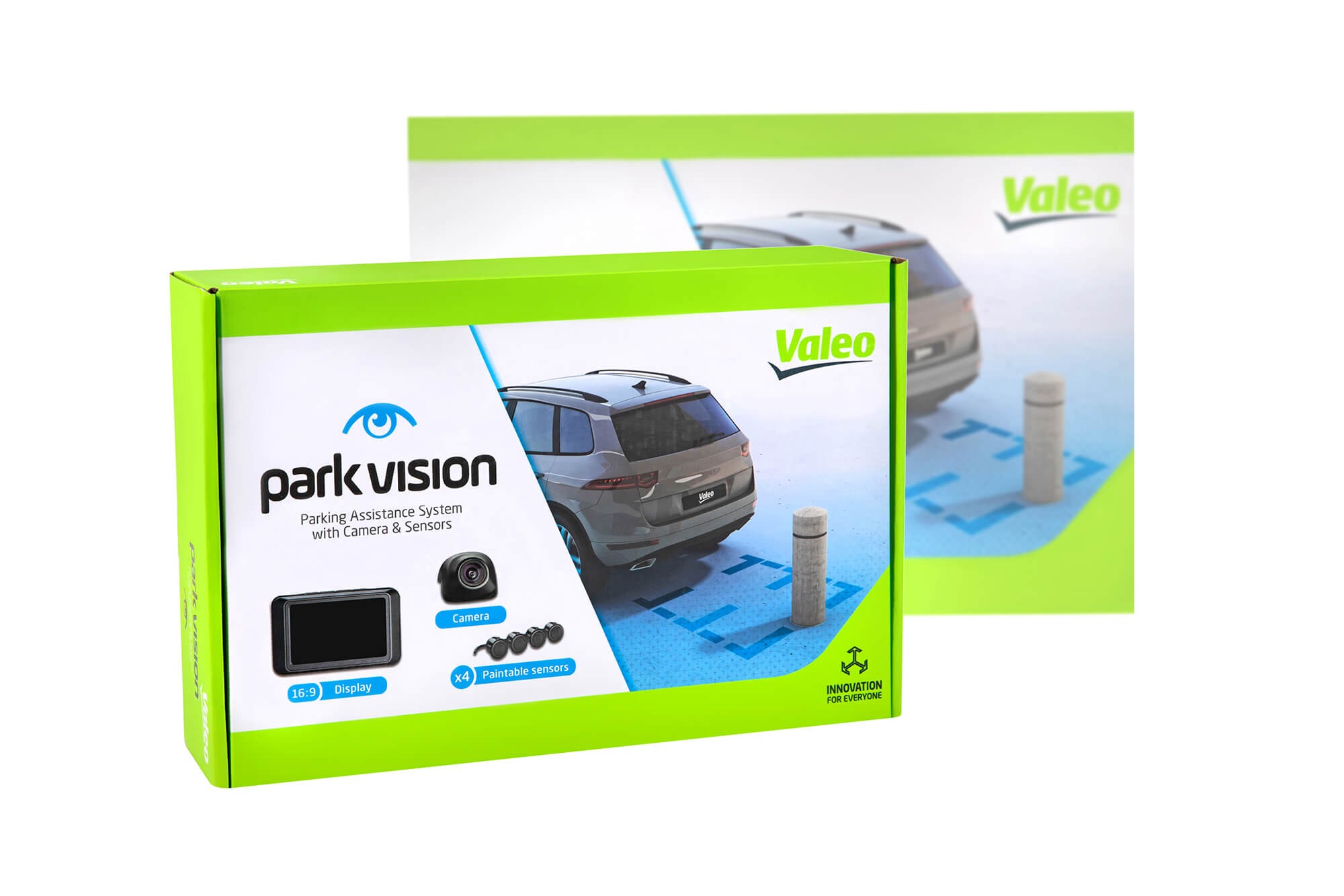 Парктроник система Valeo Park/Vision™ с дисплей и камера за задно виждане с 4 датчика