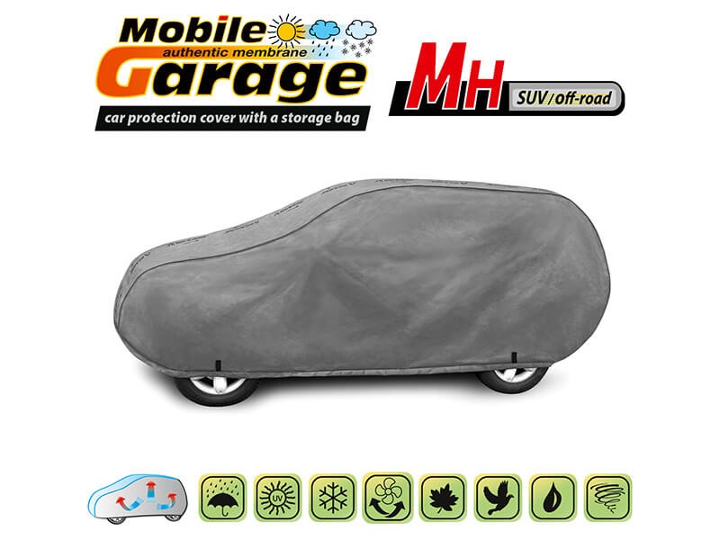 Покривало Kegel серия Mobile размер MH сиво за SUV/OFFROAD, 410-430x145-155cm
