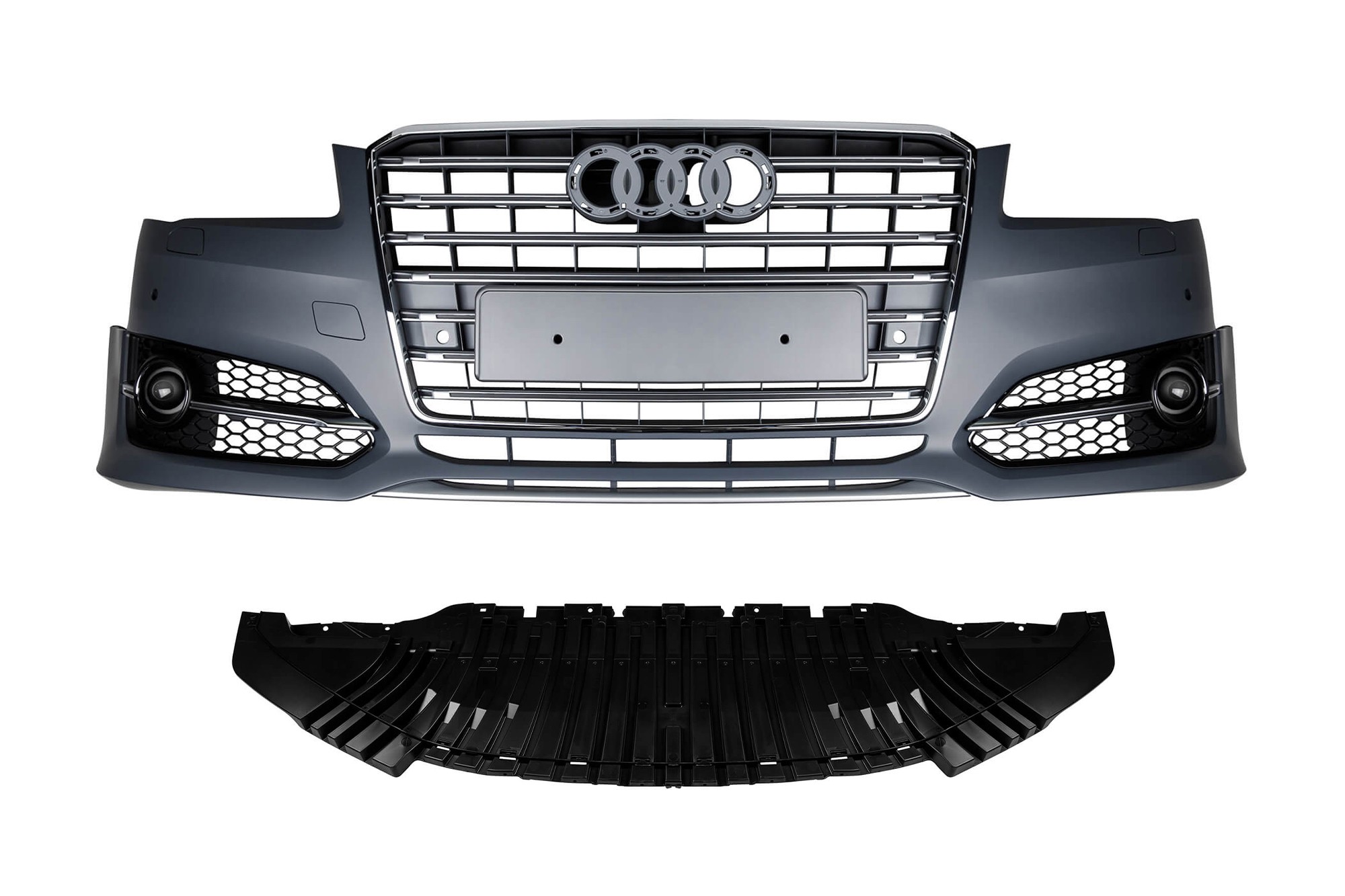 Предна броня тип S8 за Audi A8 2015-2017 с PDC