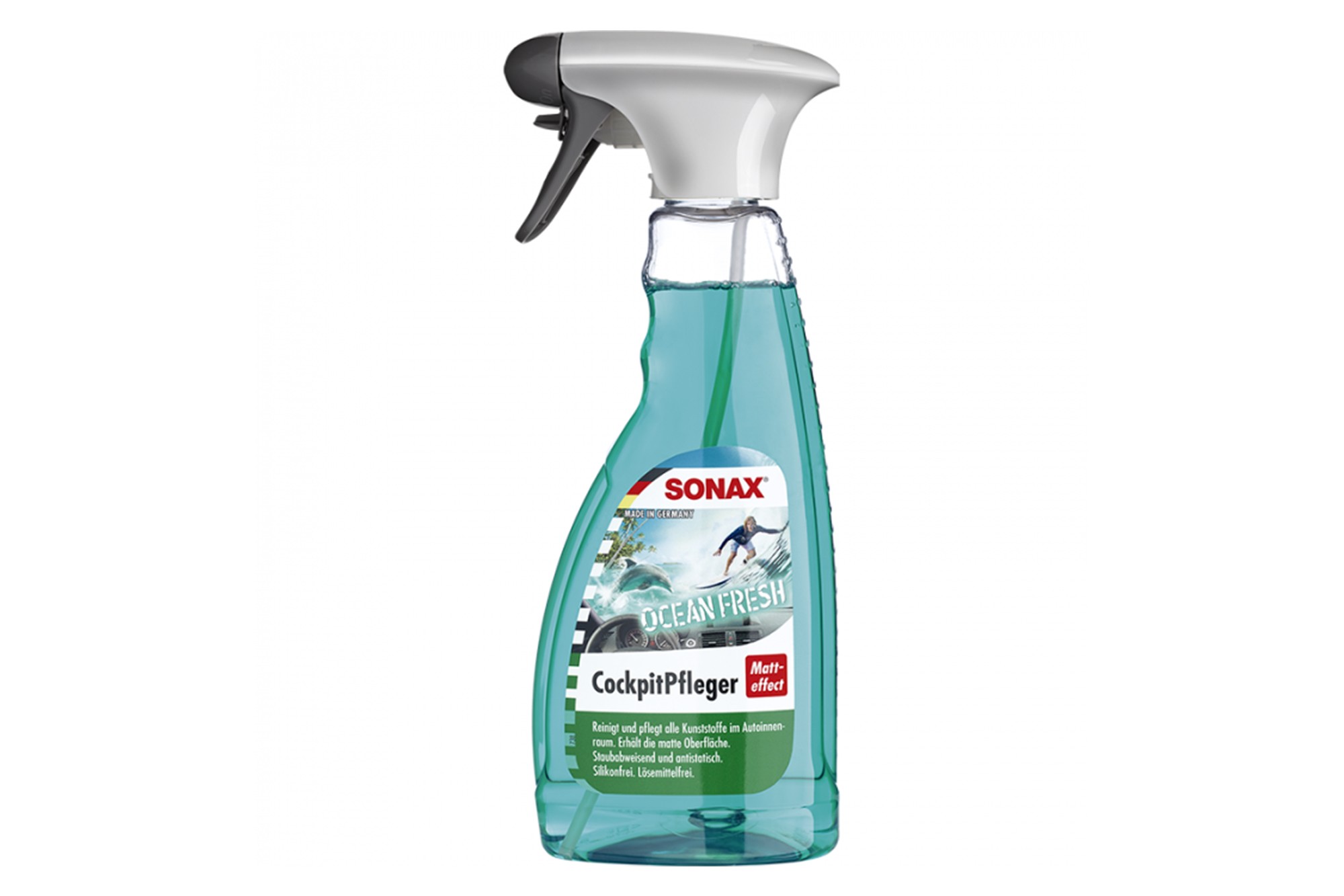 Препарат Sonax за табло с матов ефект и аромат Ocean Fresh, 500ml Препарат Sonax за табло с матов ефект и аромат Ocean Fresh, 500ml
