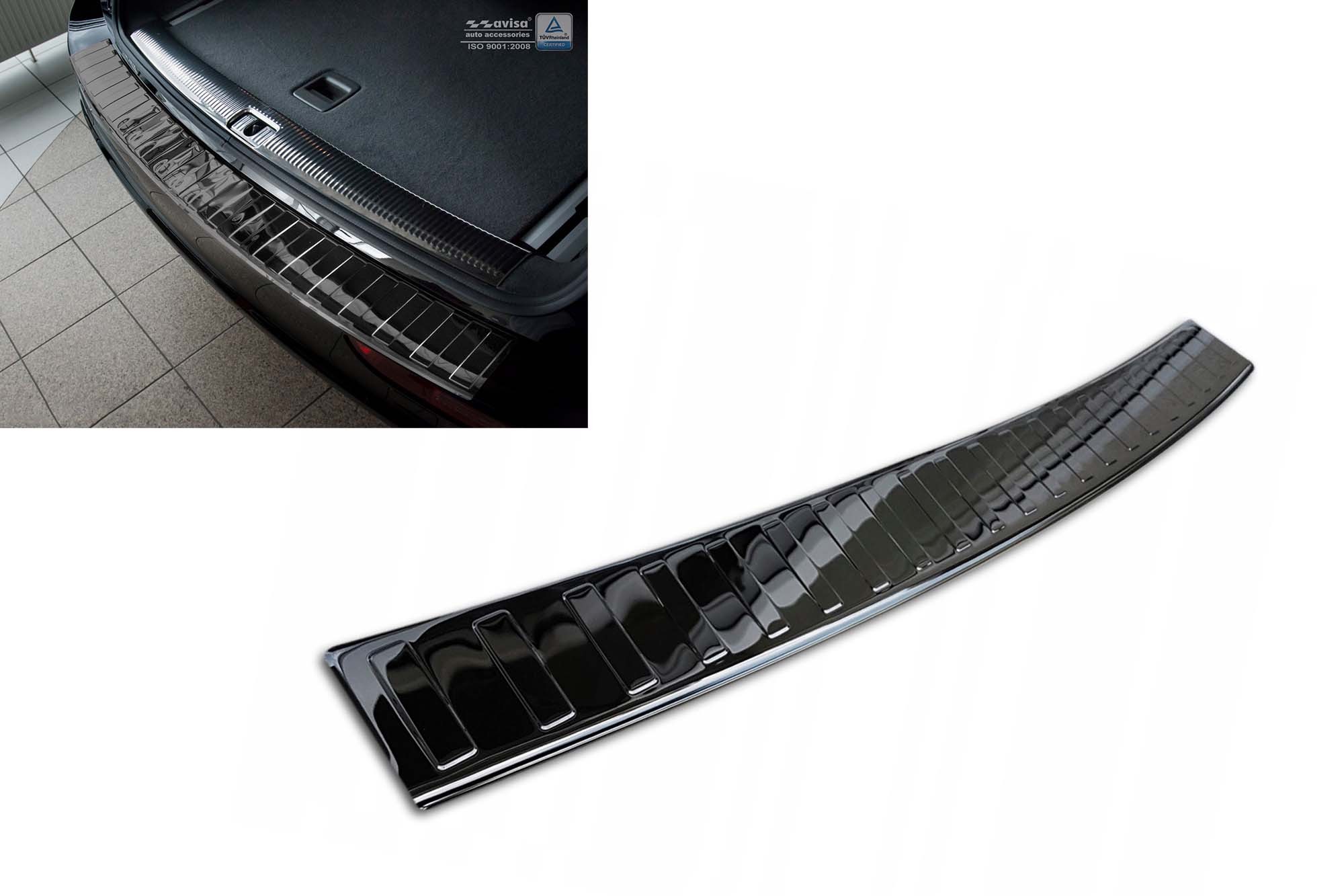 Протектор Avisa за задна броня на Audi Q5 2008-2012, SQ5 след 2013 година, черен лак