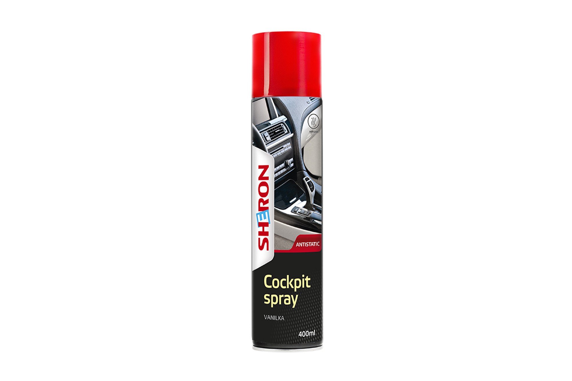 Антистатичен спрей за табло Sheron, аромат Ванилия, 400ml